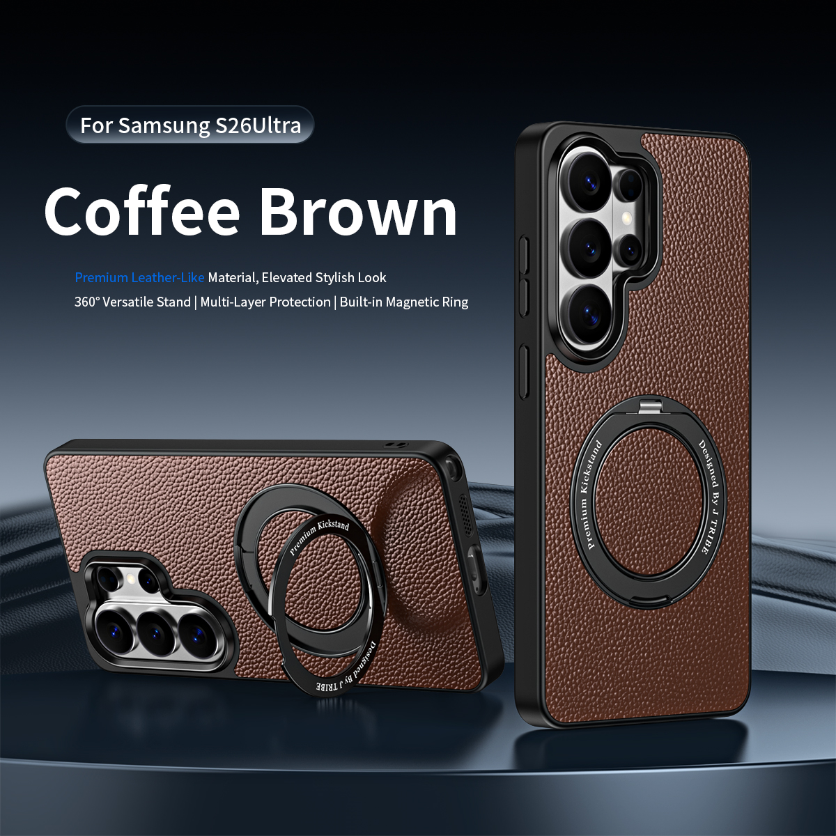Phone Accessories Stand - Magnetic 360° Rotating Stand Phone Case