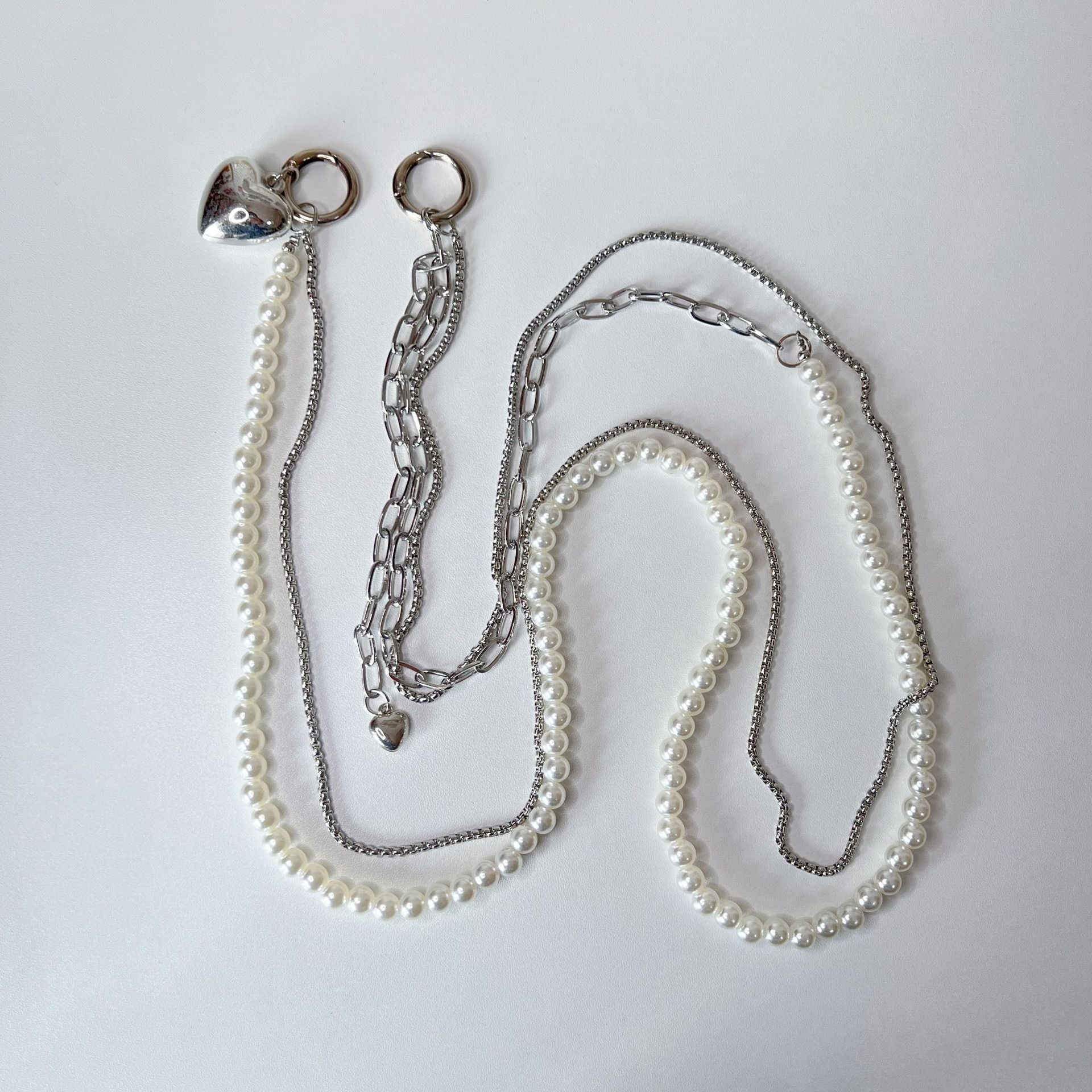 Phone Accessories Pictures - Long Pearl Phone Lanyard Handmade Bead