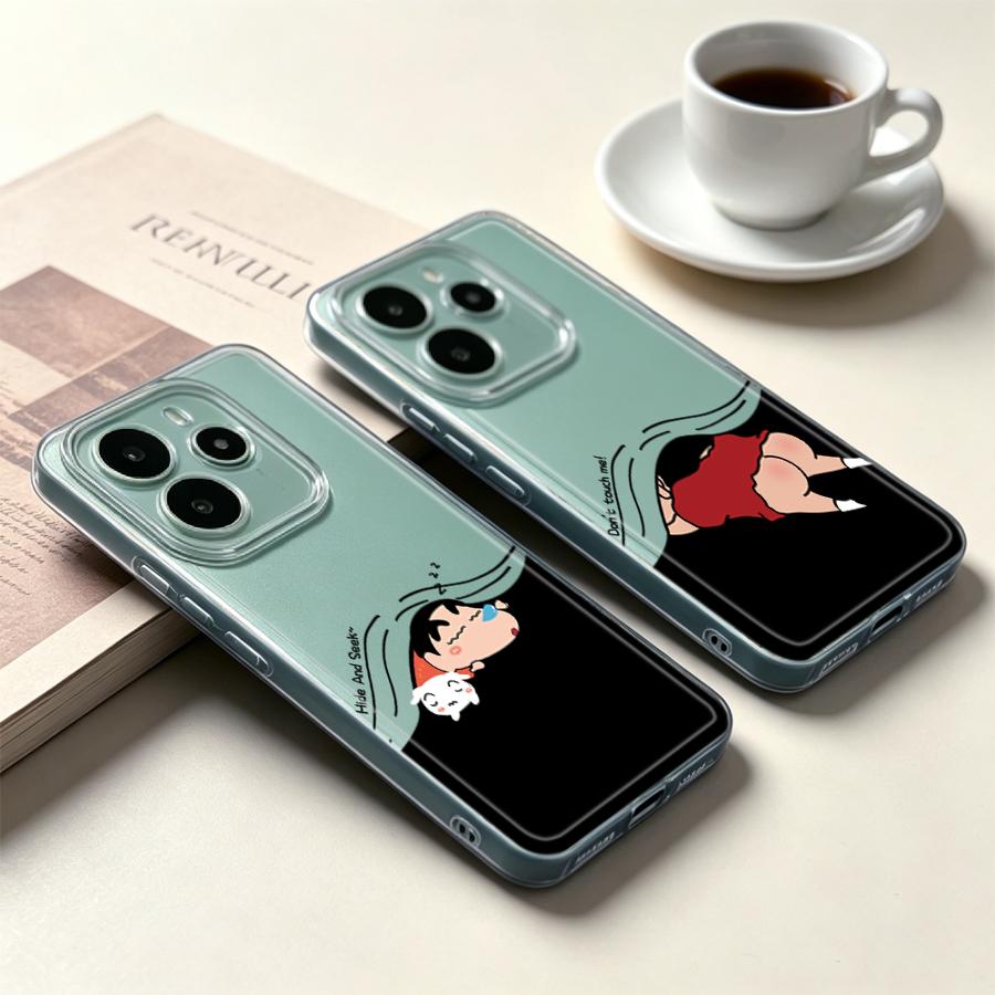 Xiaomi Phone Accessories - Cartoon Shin-ChanS Soft Phone Cover Case