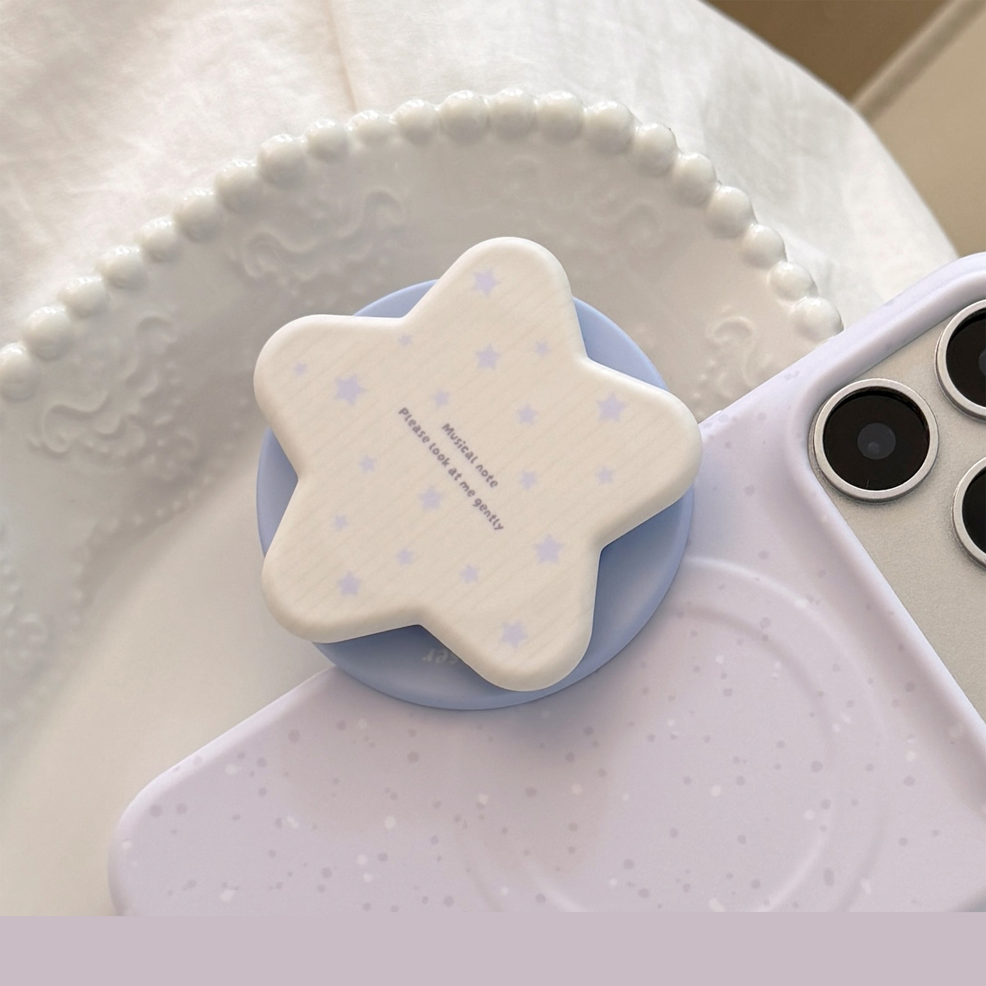 Phone Accessories Stand - Macaron Star Magnetic Phone Grip Holder