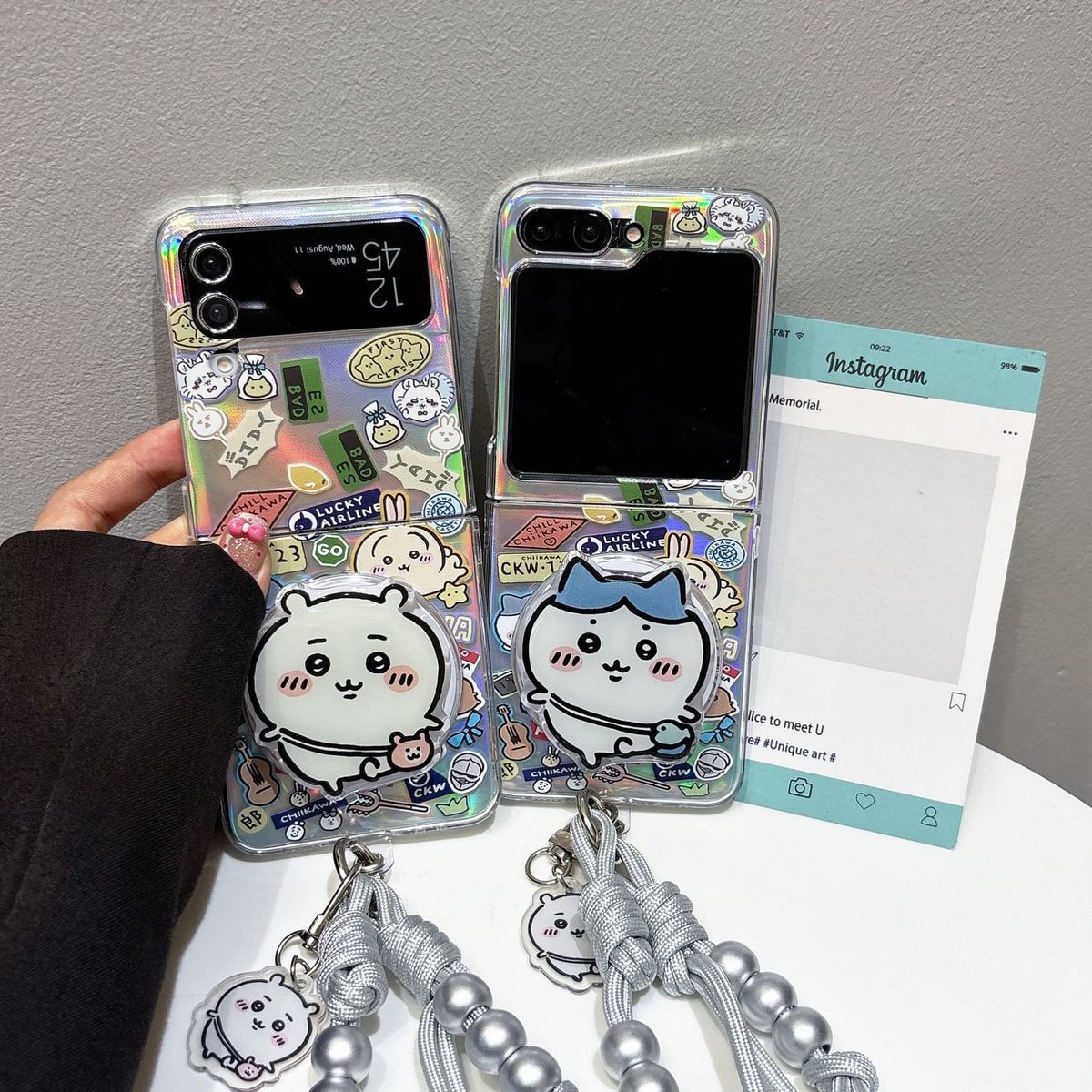 Phone Accessories For Android - Anime Chiikawa Hachiware Cartoon Suitable for
