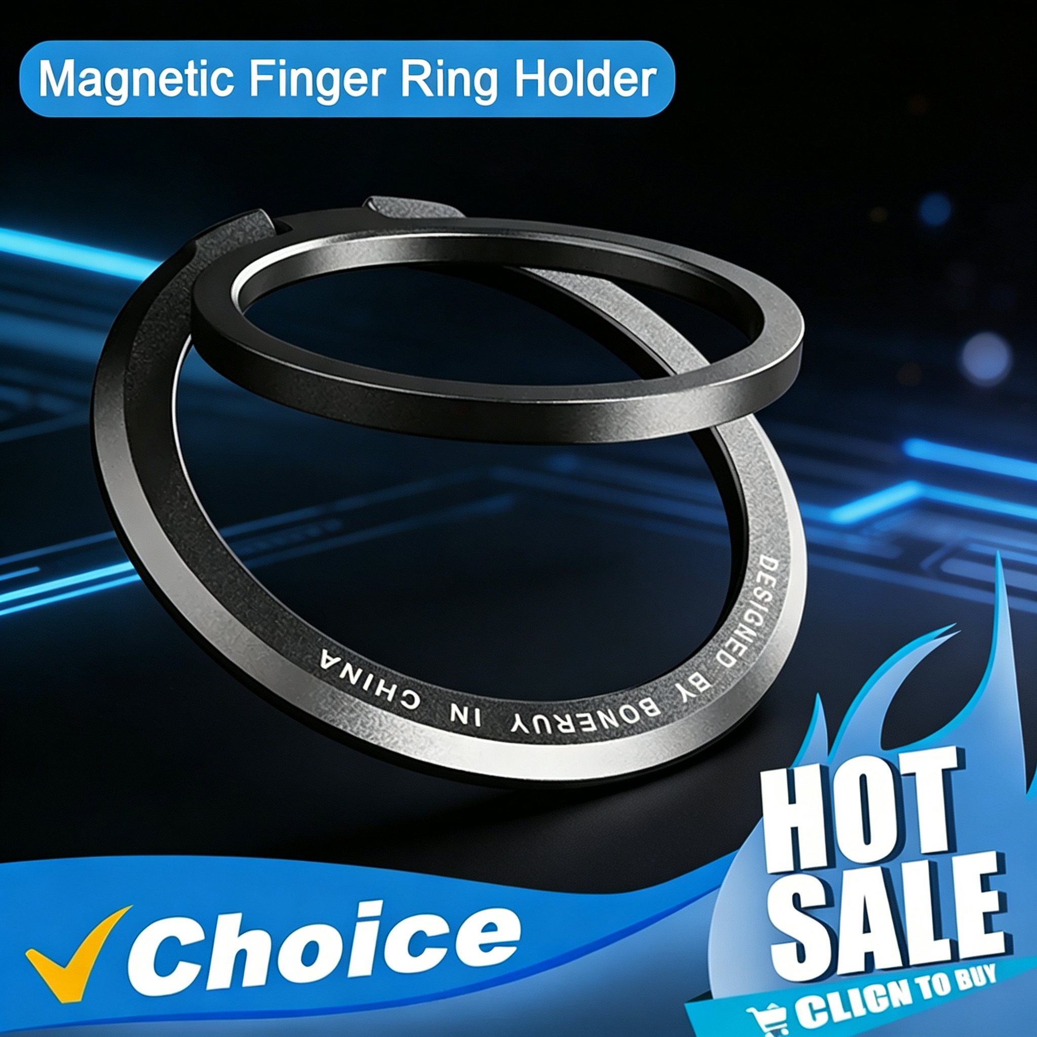 Phone Accessories Stand - Magnetic Phone Holder For Magsafe Finger