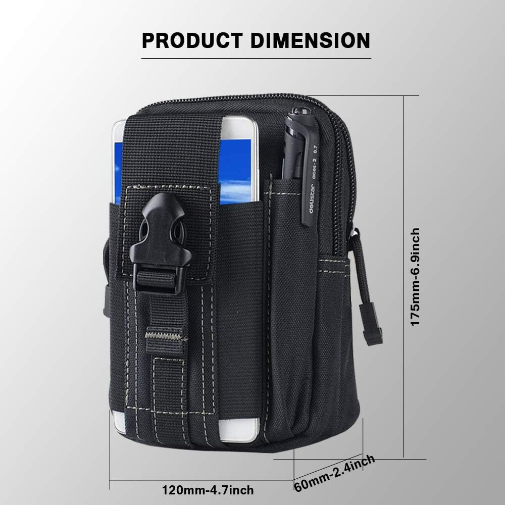 Tactical Molle Belt Pouch Mili - Phone Accessory avis et prix