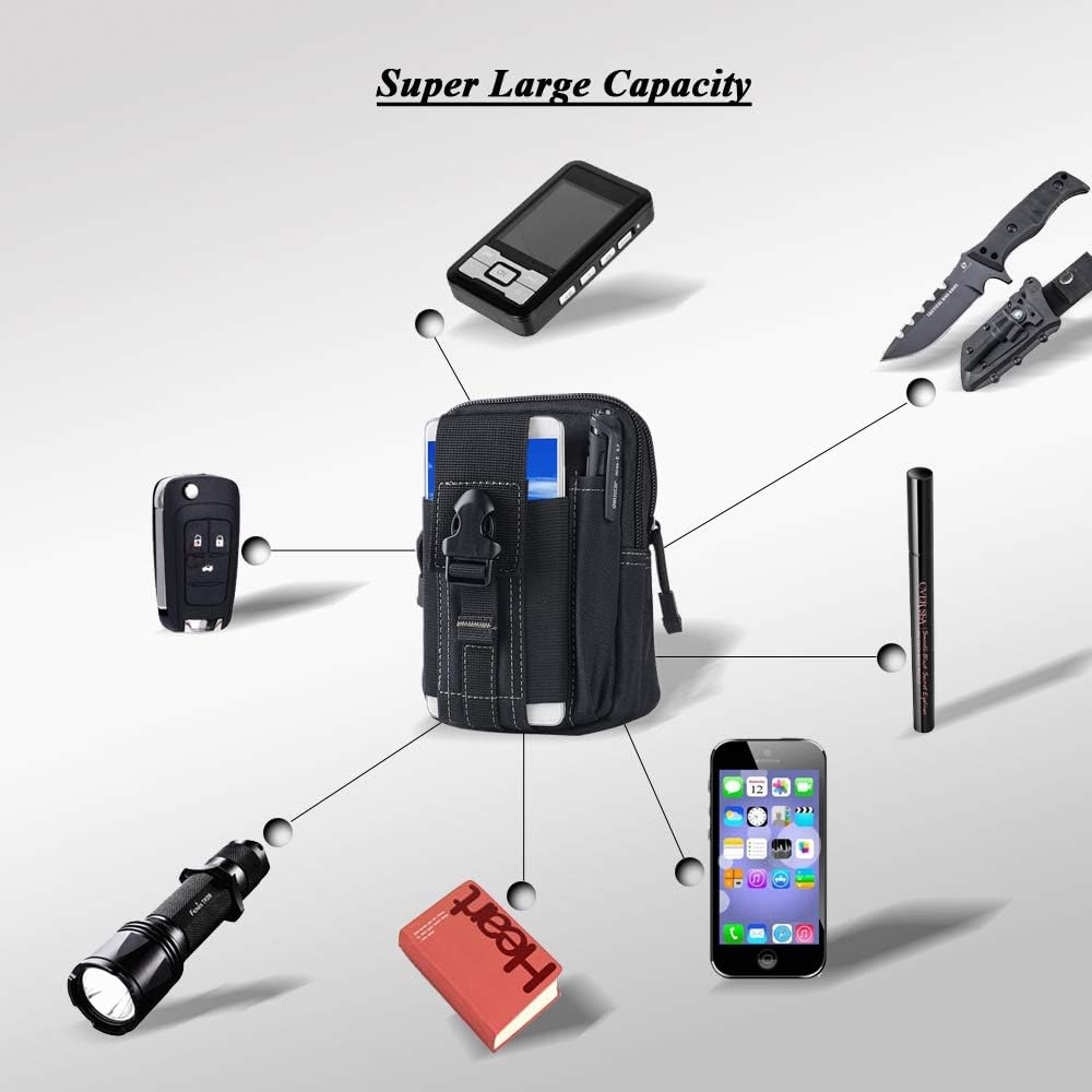 Tactical Molle Belt Pouch Mili - Phone Accessory avis et prix