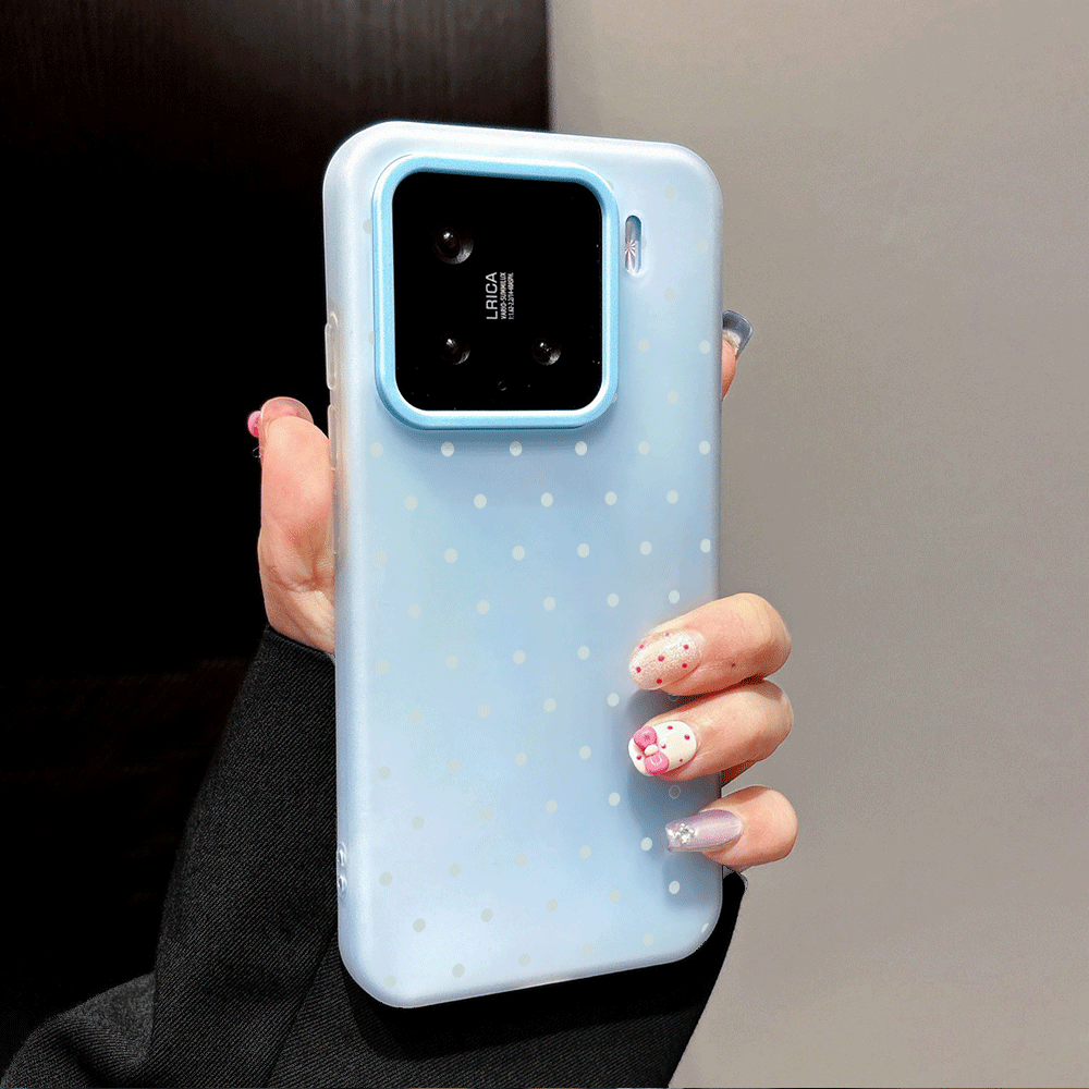Adorable Light Blue Polka Dot  - Xiaomi Phone Accessories avis et prix