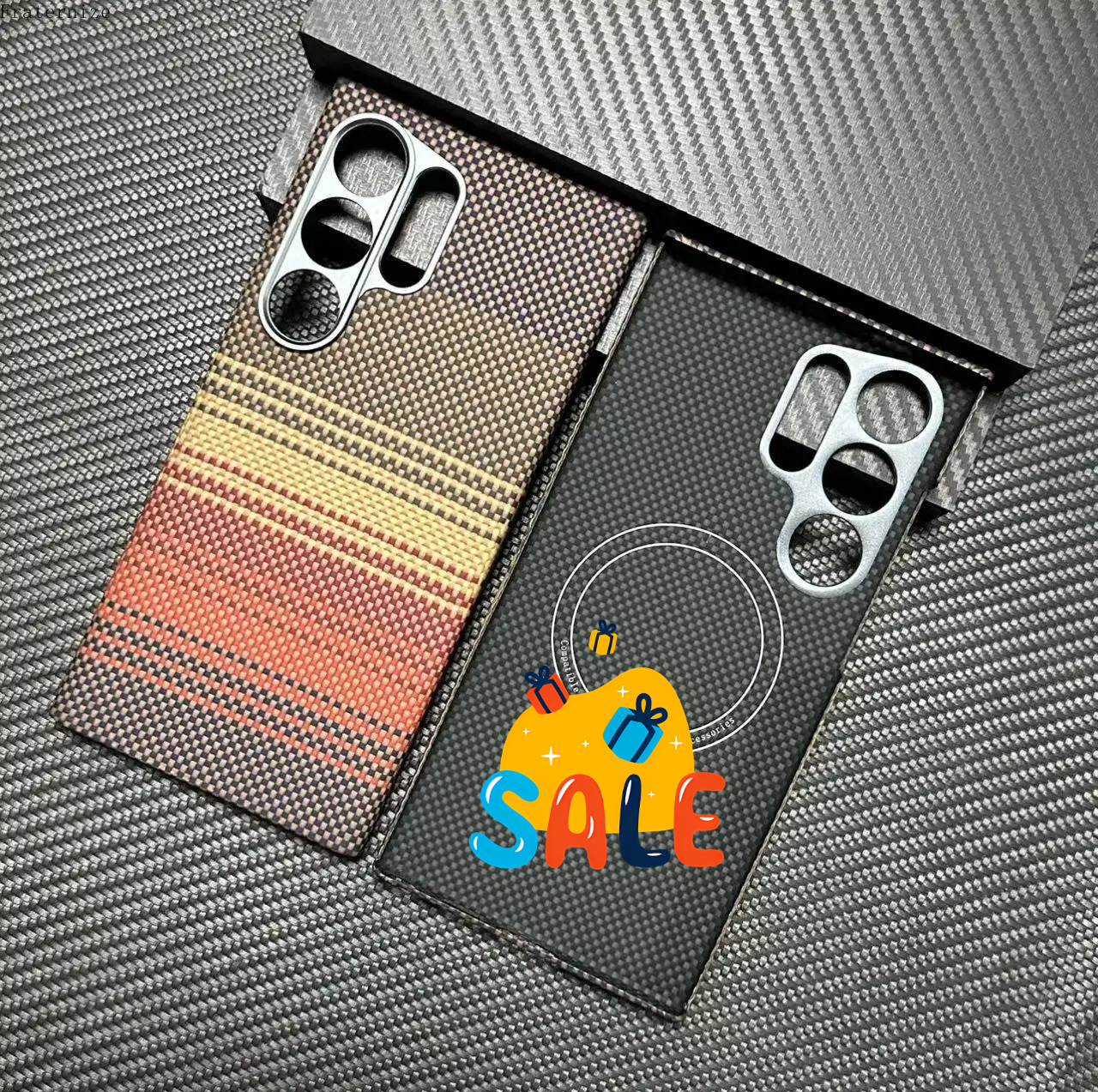 New Genuine Carbon Aramid Fibe - Phone Accessories For Android avis et prix