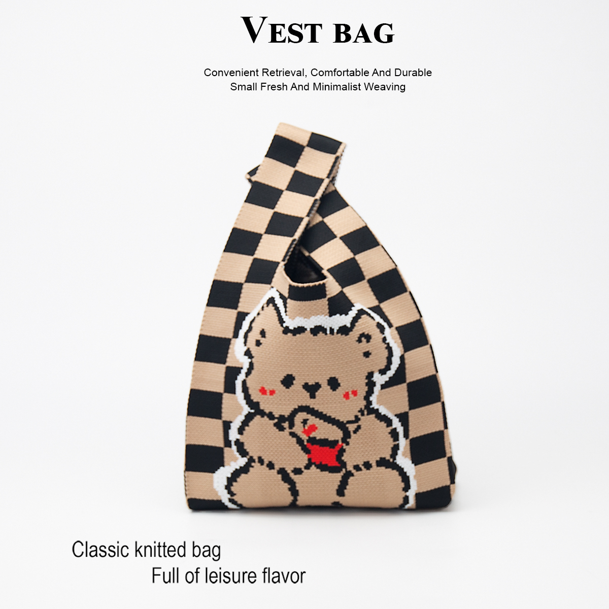 Cute Knitted Handbag for Girls - Phone Accessories In China avis et prix