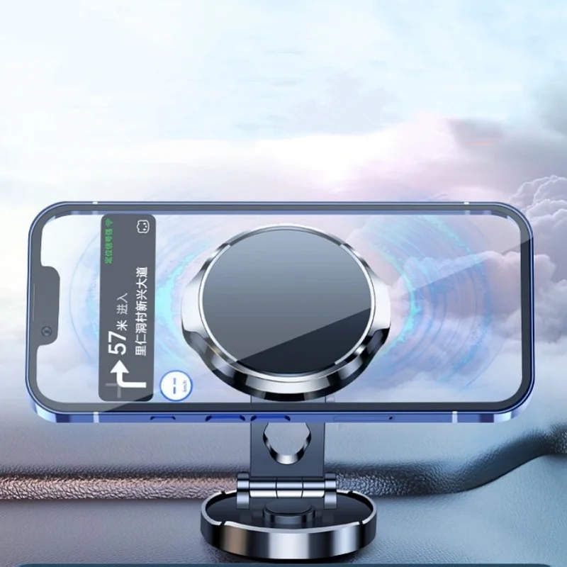 Round Folding Magnetic Car Hol - Phone Accessories Useful avis et prix