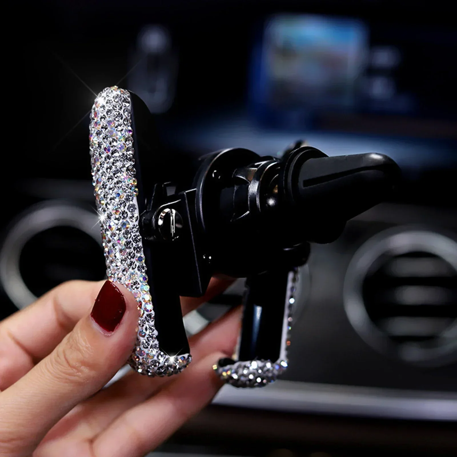 NEW Car Phone Holder Diamond C - Phone Accessories For Android avis et prix