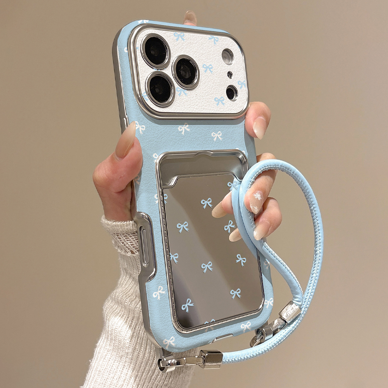 Cute Bow Mirror Card Holder Ph - Phone Accessory avis et prix