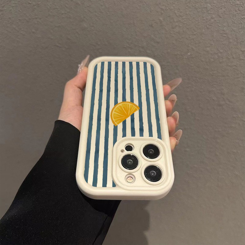 Striped Lemon Slice Pattern Ph - Xiaomi Phone Accessories avis et prix