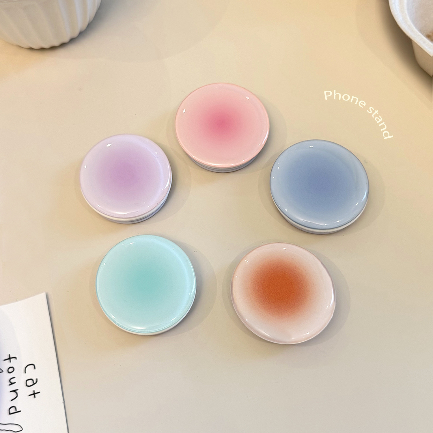 Ins Style Gradient Phone Grip  - Phone Accessories Stand avis et prix