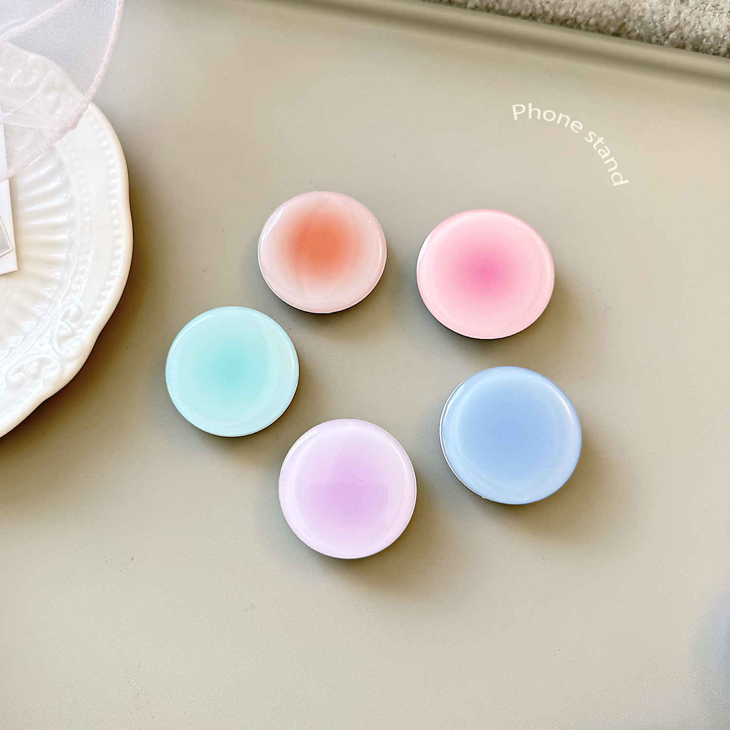 Ins Style Gradient Phone Grip  - Phone Accessories Stand avis et prix