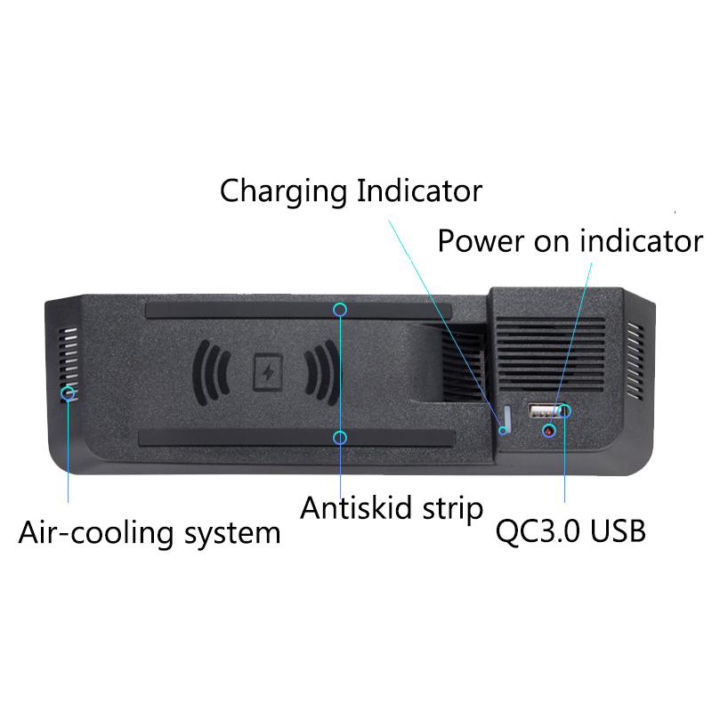 15w Qi Car Wireless Charger Fo - Phone Accessories For Android avis et prix