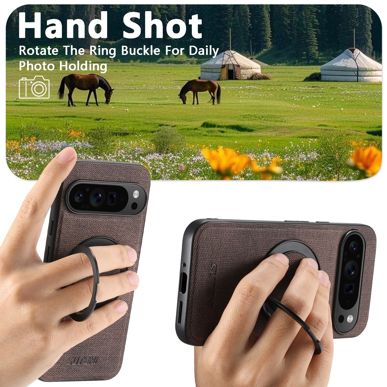 Faux Leather Magnet Wireless C - Phone Accessories Stand avis et prix