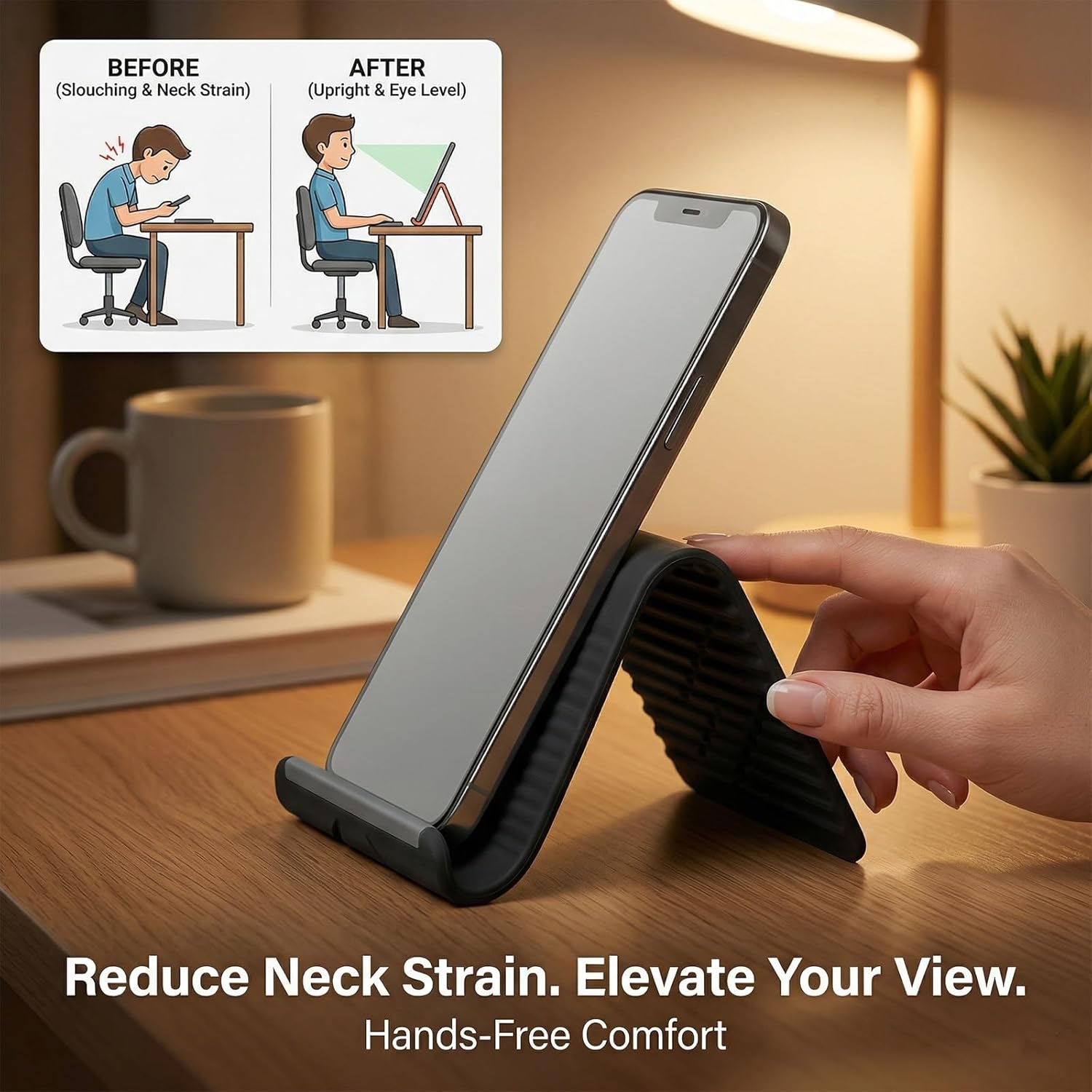 Lazy Portable Phone Stand Sili - Phone Accessories Useful avis et prix