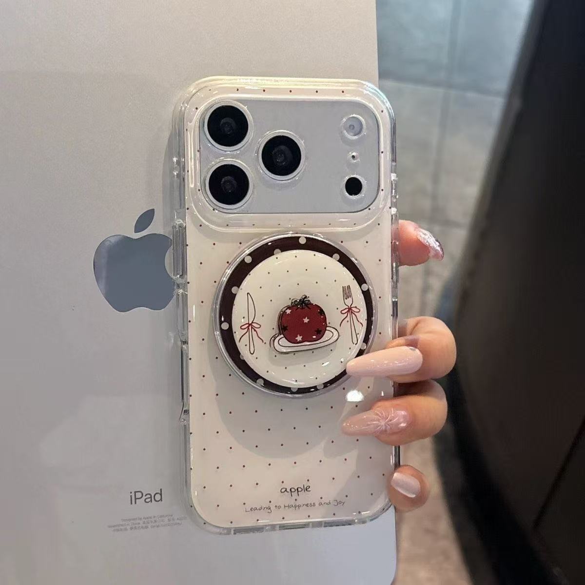 Vintage Red Apple Phone Magnet - Phone Accessories Stand avis et prix