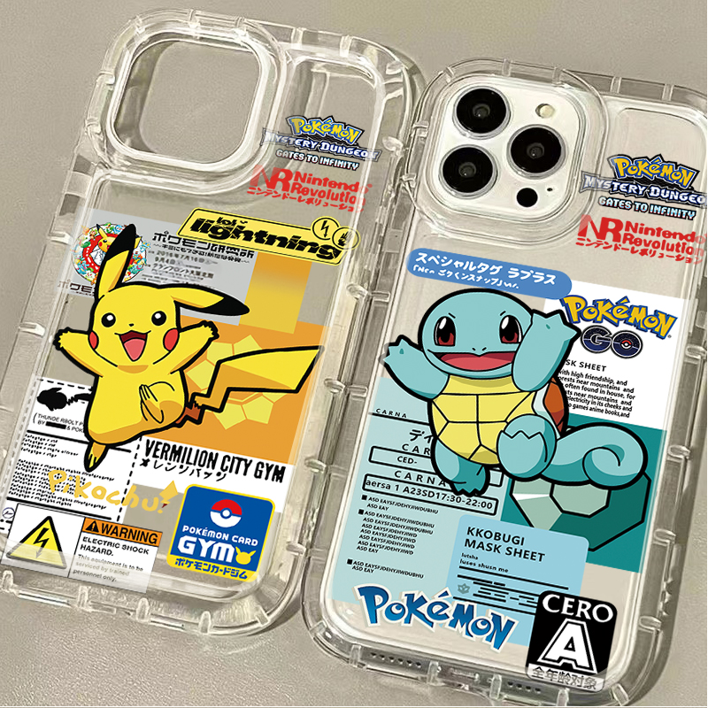 P-Pokemon Cool Pikachu Squirtl - Xiaomi Phone Accessories avis et prix