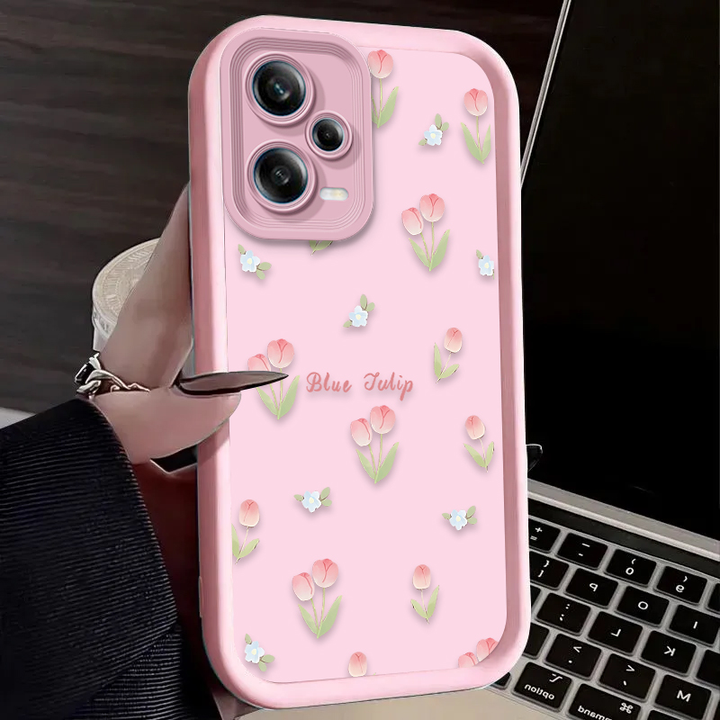 Retro Tulip Flower Phone Case  - Xiaomi Phone Accessories avis et prix