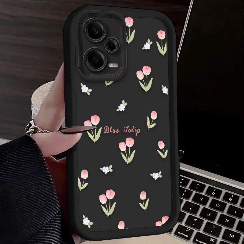 Retro Tulip Flower Phone Case  - Xiaomi Phone Accessories avis et prix