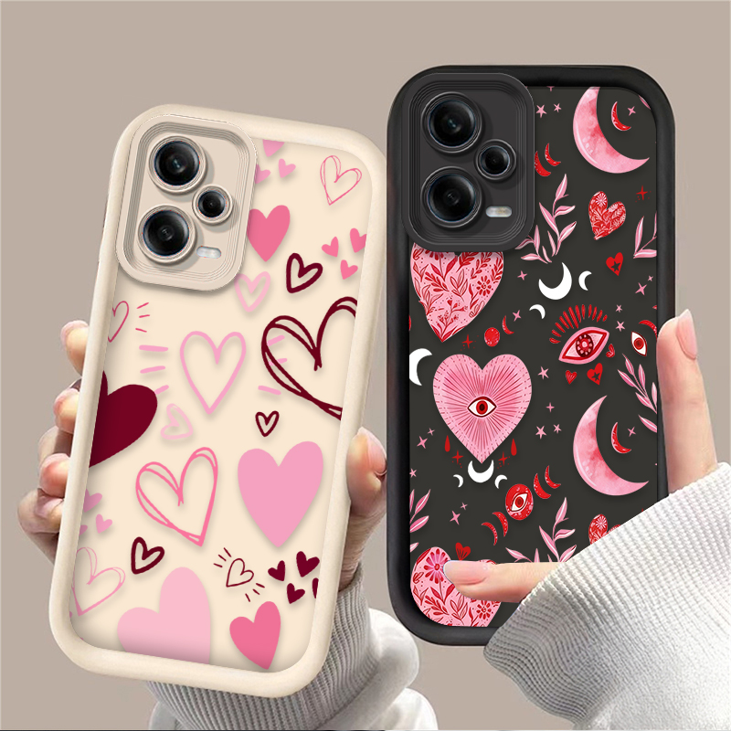 Pink Heart-shaped Phone Case f - Xiaomi Phone Accessories avis et prix