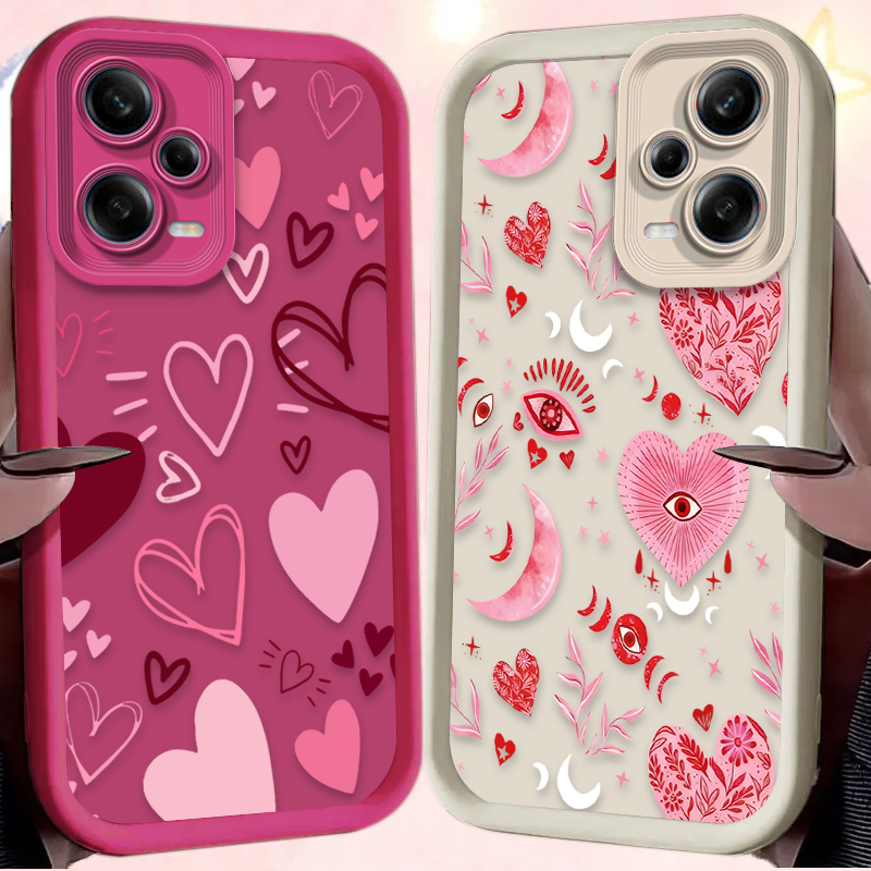 Pink Heart-shaped Phone Case f - Xiaomi Phone Accessories avis et prix