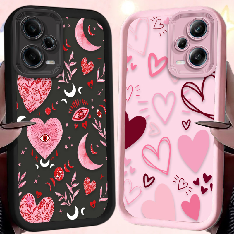 Pink Heart-shaped Phone Case f - Xiaomi Phone Accessories avis et prix