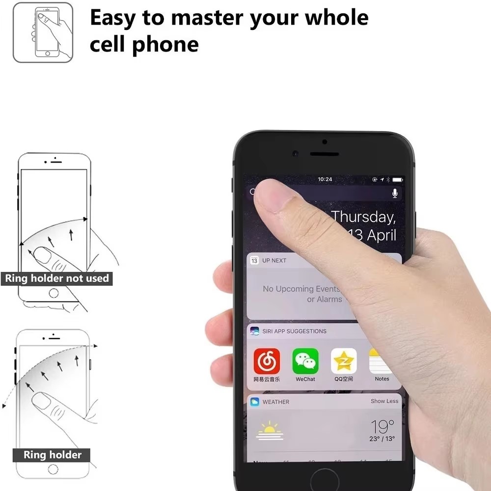 Finger Ring Mobile Phone Holde - Phone Accessories Stand avis et prix