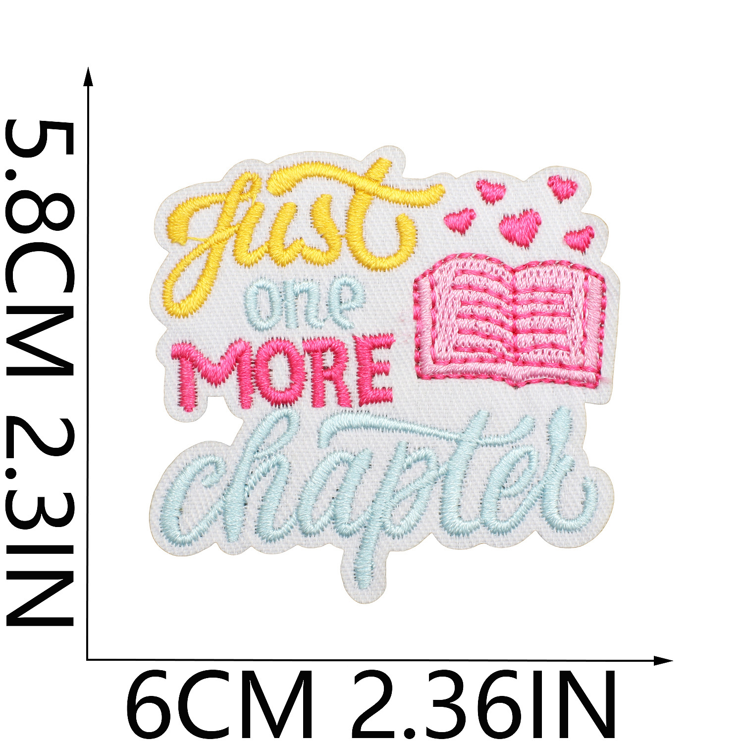 10 Pcs I Love Books Embroidere - Phone Accessories Pictures avis et prix