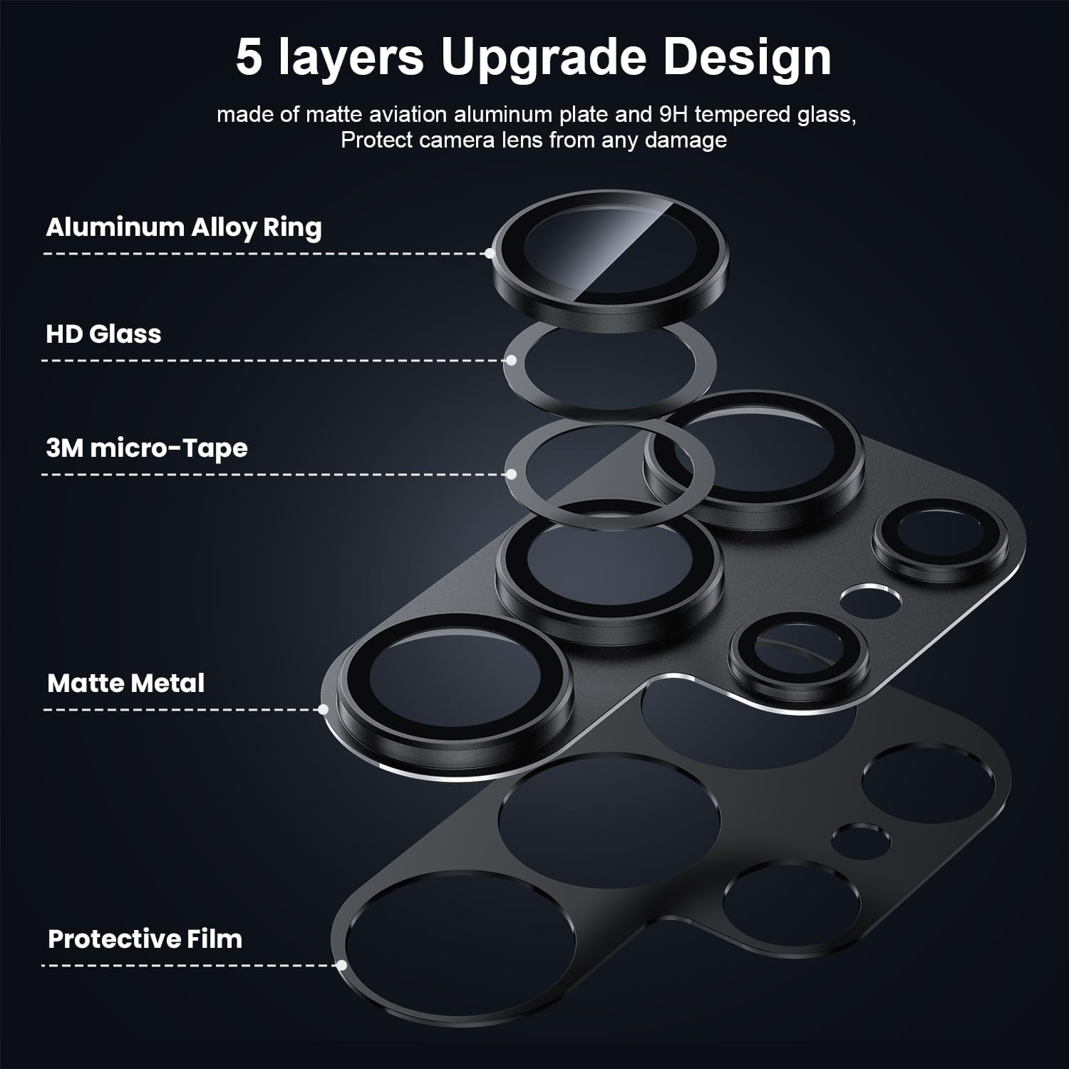 Camera Lens Protector Cover Fo - Phone Accessories For Android avis et prix