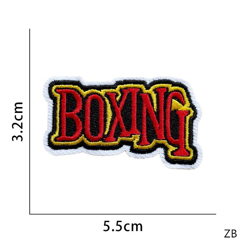 10 Pcs Boxing Sports Embroider - Phone Accessories Pictures avis et prix