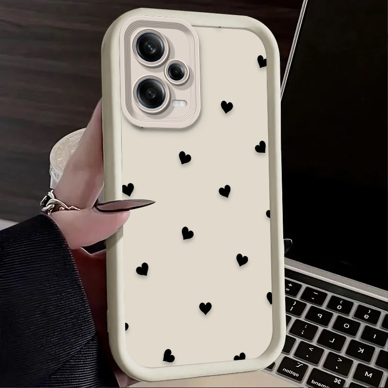 Black Love Heart Bowknot Phone - Xiaomi Phone Accessories avis et prix