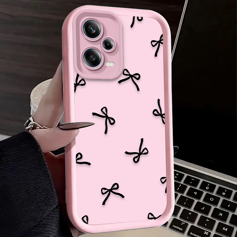 Black Love Heart Bowknot Phone - Xiaomi Phone Accessories avis et prix