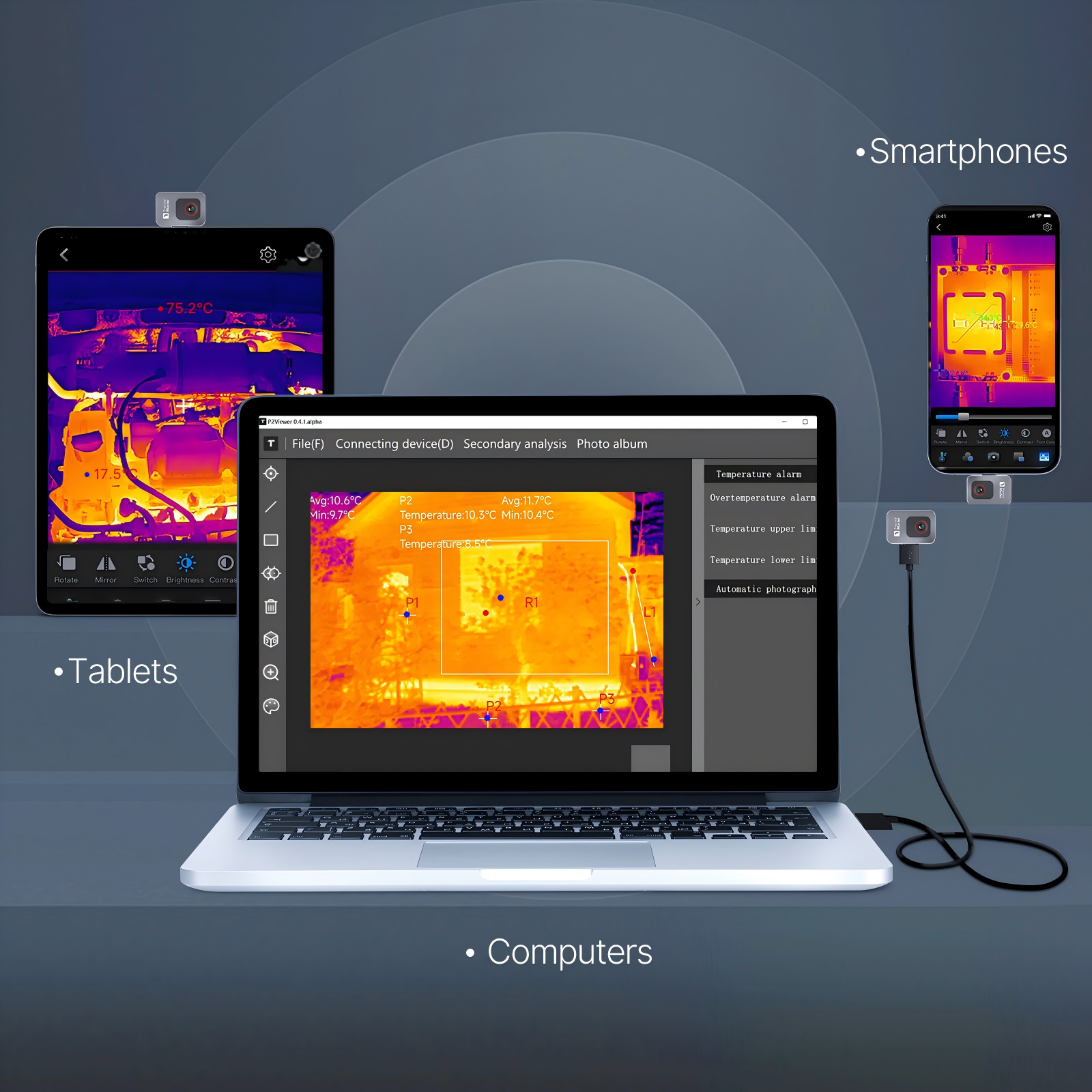 P2 Thermal Imaging Camera for  - Phone Accessories For Android avis et prix