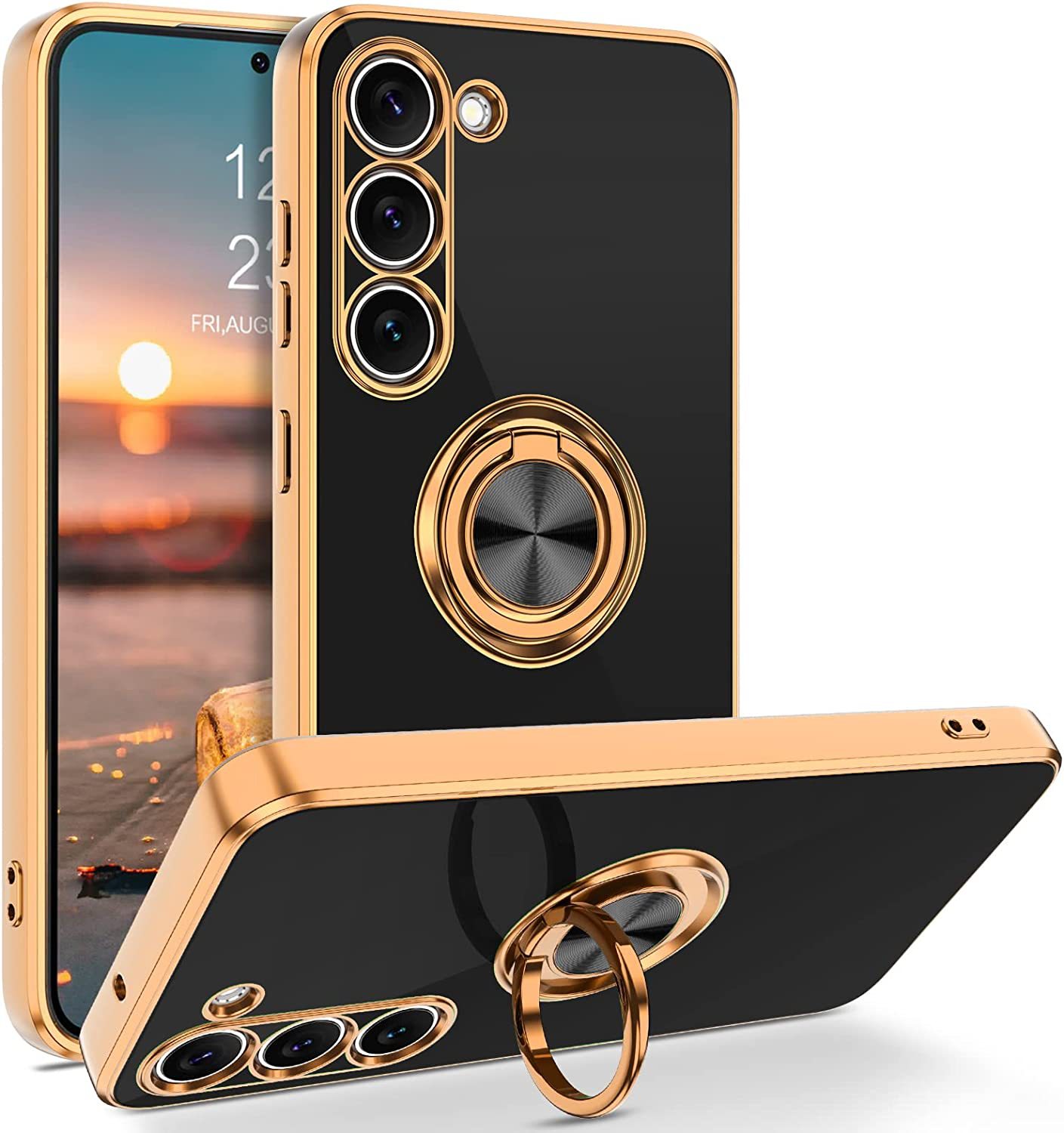Luxury Plating Magnetic 360°Ri - Phone Accessory avis et prix